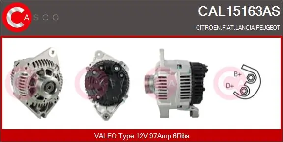 CASCO Generator CAL15163AS