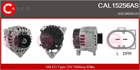 CASCO 발전기 CAL15256AS