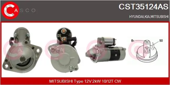 CASCO Marş motoru CST35124AS