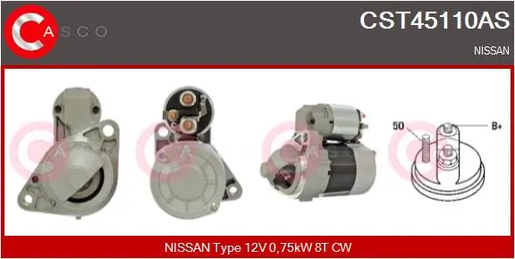 CASCO 起动机 CST45110AS