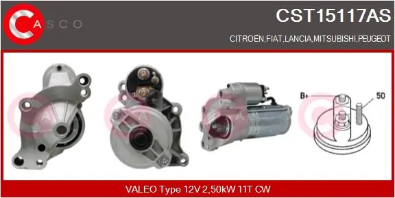 CASCO Marş motoru CST15117AS