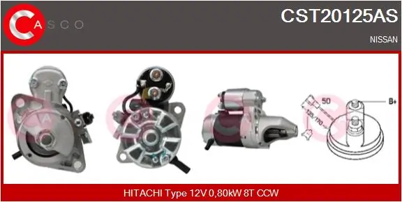 CASCO 起动机 CST20125AS