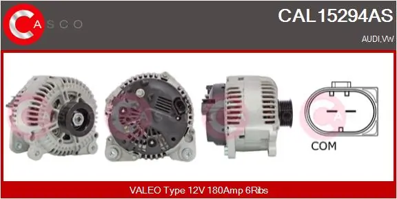CASCO Alternatör CAL15294AS