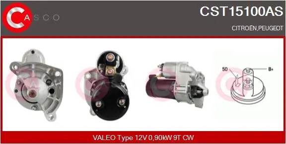 CASCO 起动机 CST15100AS