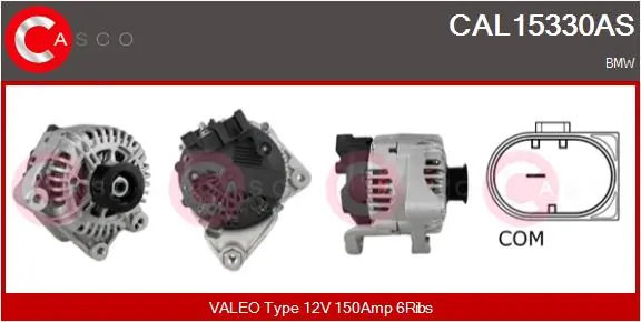 CASCO Alternator CAL15330AS