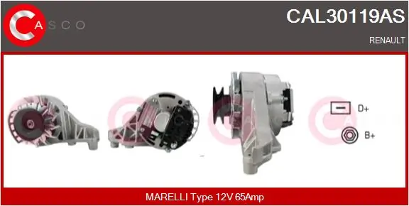 CASCO Alternador CAL30119AS
