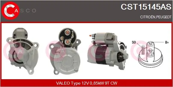 CASCO 起动机 CST15145AS