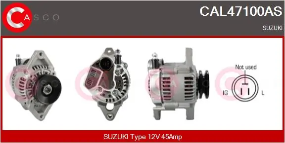 CASCO Alternatore CAL47100AS