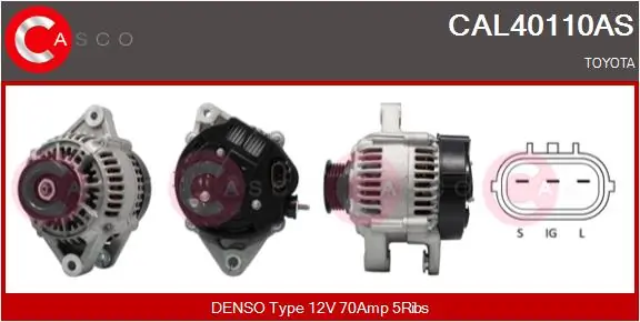 CASCO 发电机 CAL40110AS