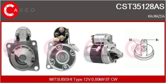 CASCO 起动机 CST35128AS