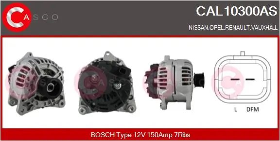 CASCO 발전기 CAL10300AS