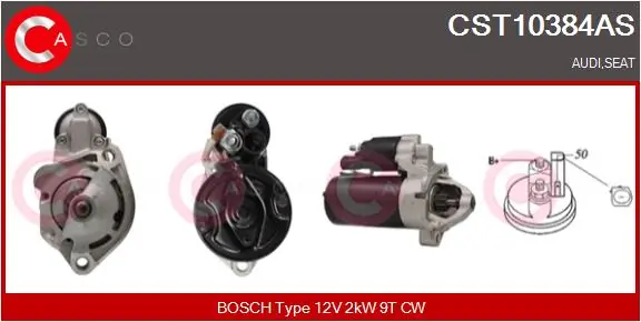CASCO 起动机 CST10384AS