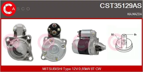 CASCO 起动机 CST35129AS