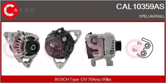 CASCO 발전기 CAL10359AS