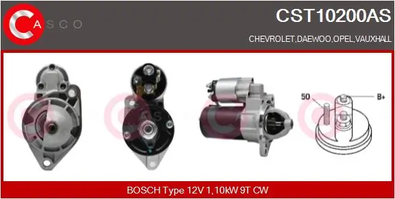 CASCO 起动机 CST10200AS