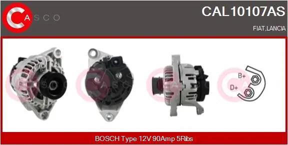 CASCO Alternatör CAL10107AS