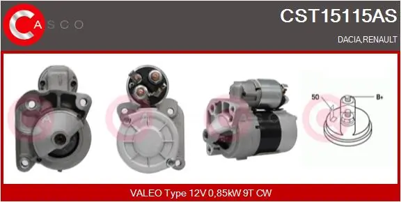 CASCO 起动机 CST15115AS