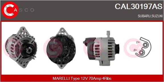 CASCO 발전기 CAL30197AS