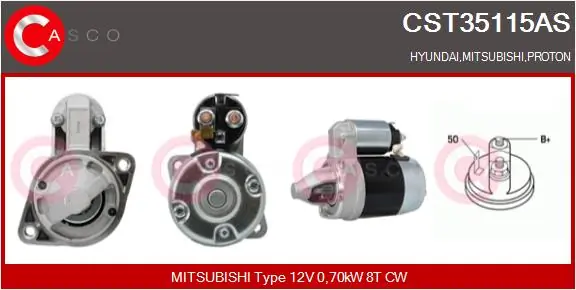 CASCO 起动机 CST35115AS