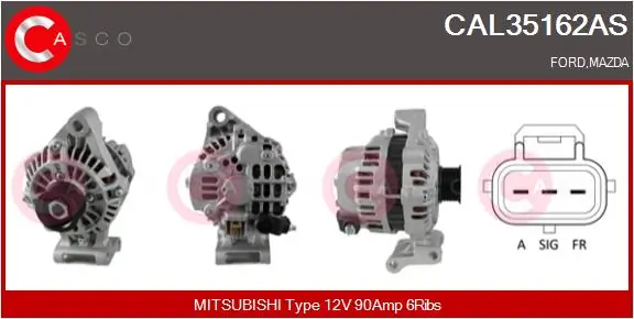 CASCO 발전기 CAL35162AS