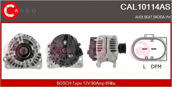 CASCO Alternatör CAL10114AS