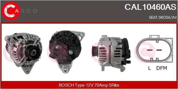 CASCO Alternatör CAL10460AS