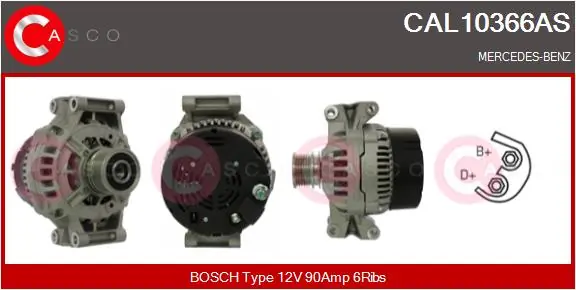 CASCO Alternatör CAL10366AS