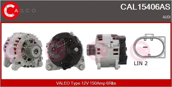 CASCO 발전기 CAL15406AS