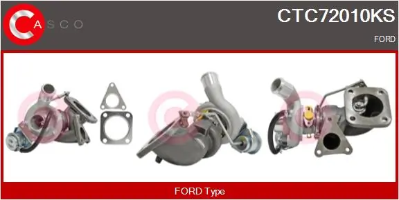 CASCO Turbocompressore, Sovralimentazione CTC72010KS
