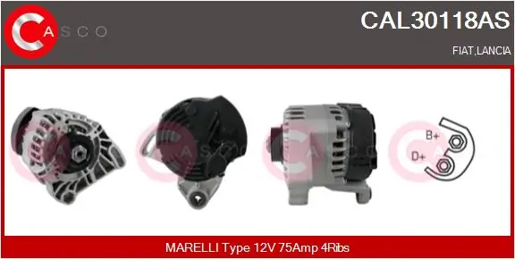 CASCO Генератор CAL30118AS