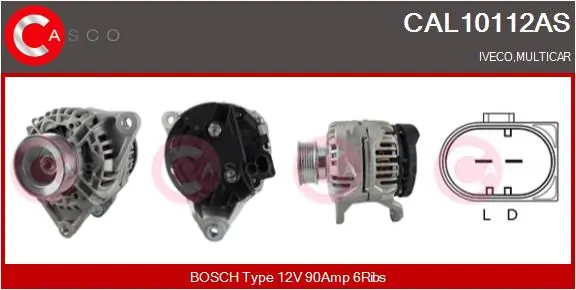 CASCO Alternador CAL10112AS