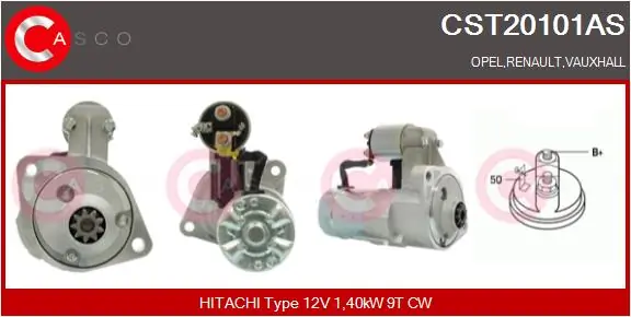 CASCO 起动机 CST20101AS