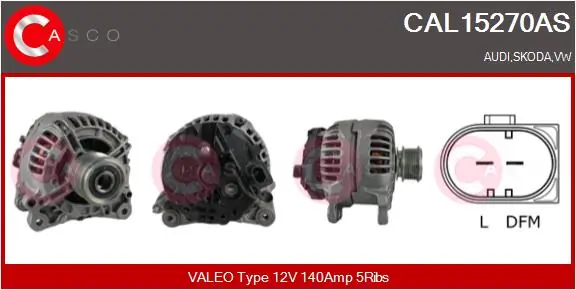 CASCO 발전기 CAL15270AS