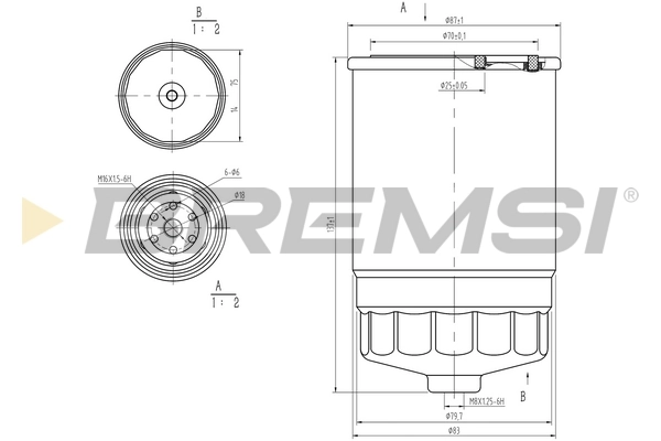 BREMSI 연료 필터 FE0053