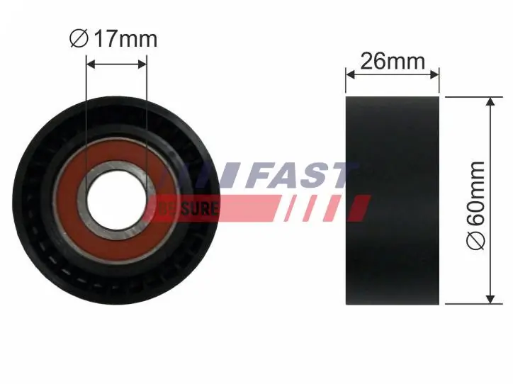 FAST بكرة قمط، سير مضلع على شكل V FT44535