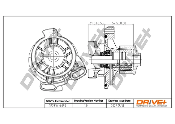Dr!ve+ Pompa air, pendingin mesin DP2310.10.059