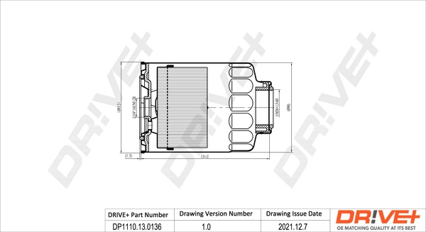 Dr!ve+ Kraftstofffilter DP1110.13.0136