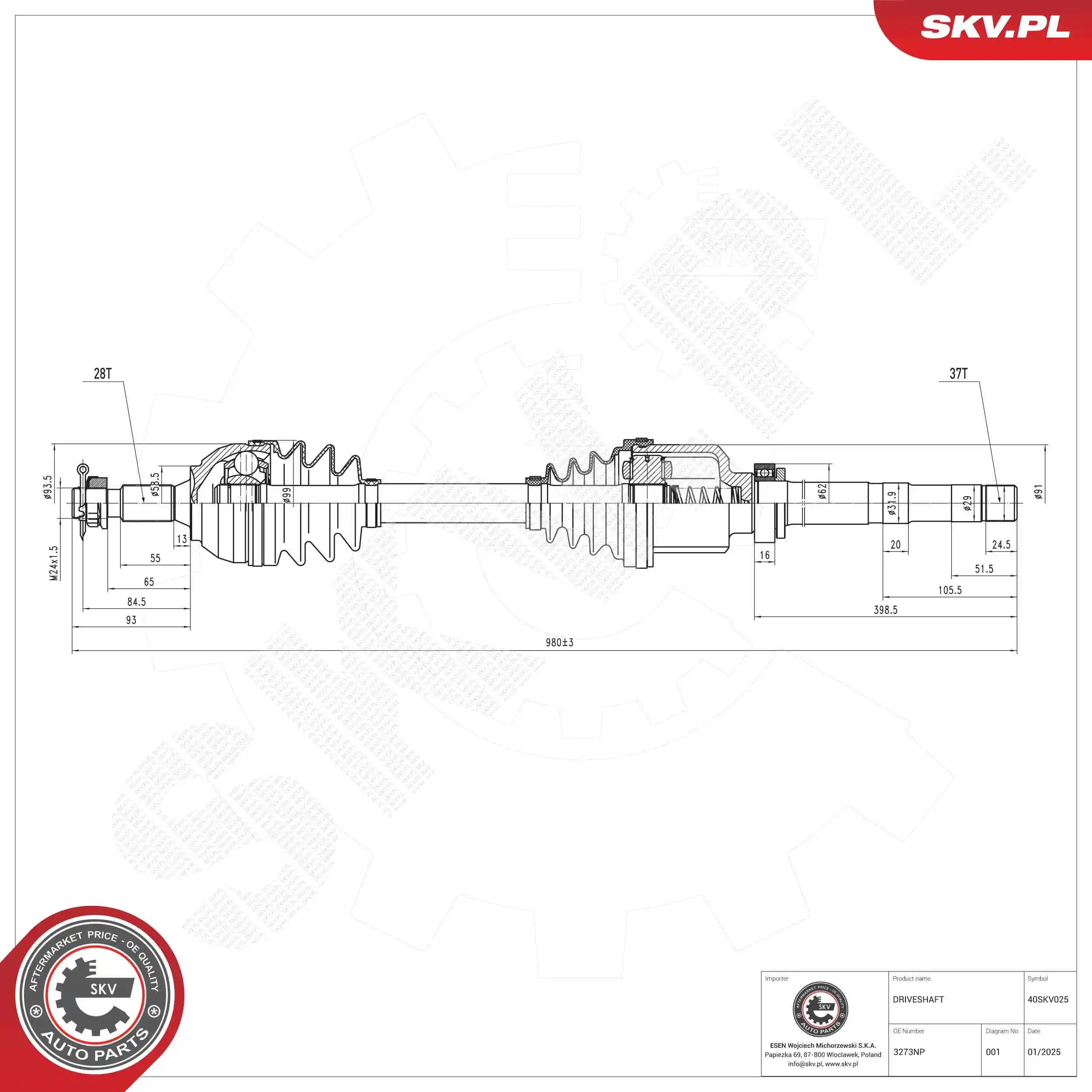 ESEN SKV 40SKV025