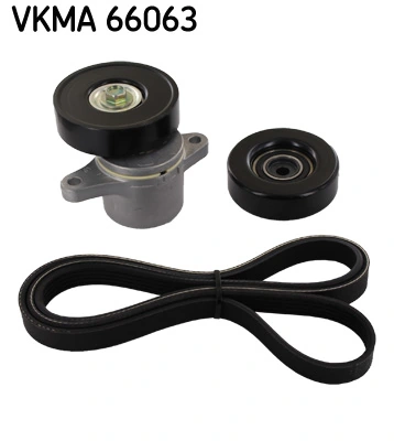 SKF Поликлиновой ременный комплект VKMA 66063