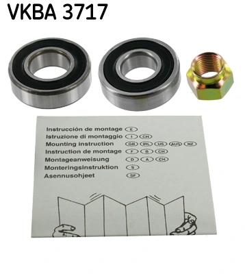 SKF Juego de cojinete de rueda VKBA 3717