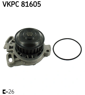 SKF Wasserpumpe, Motorkühlung VKPC 81605