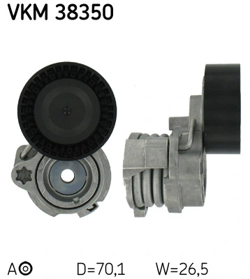 SKF מותחן רצועה, רצועת V מצולעת VKM 38350