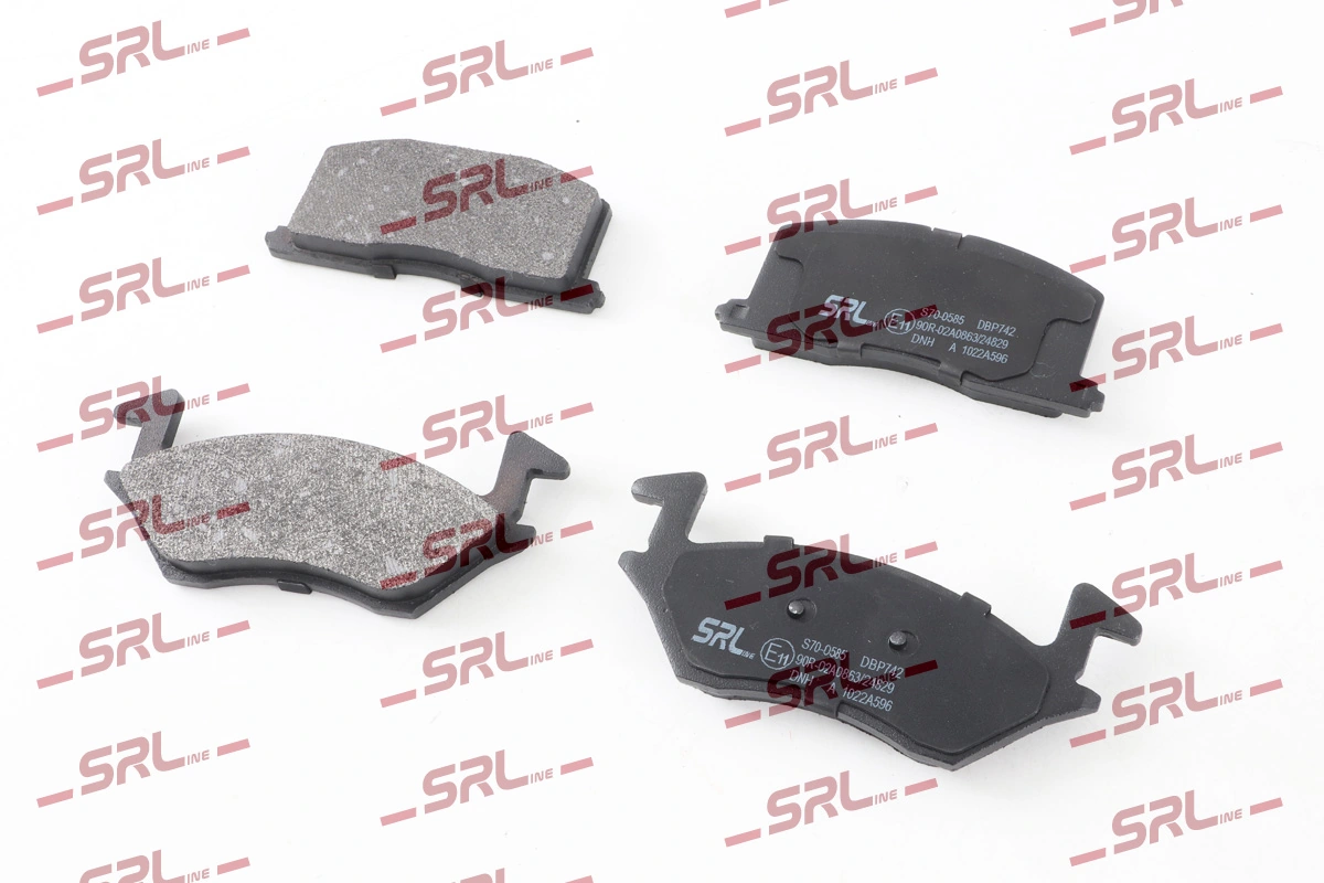 SRLine مجموعة بطانة الفرامل، فرامل قرصية S70-0585