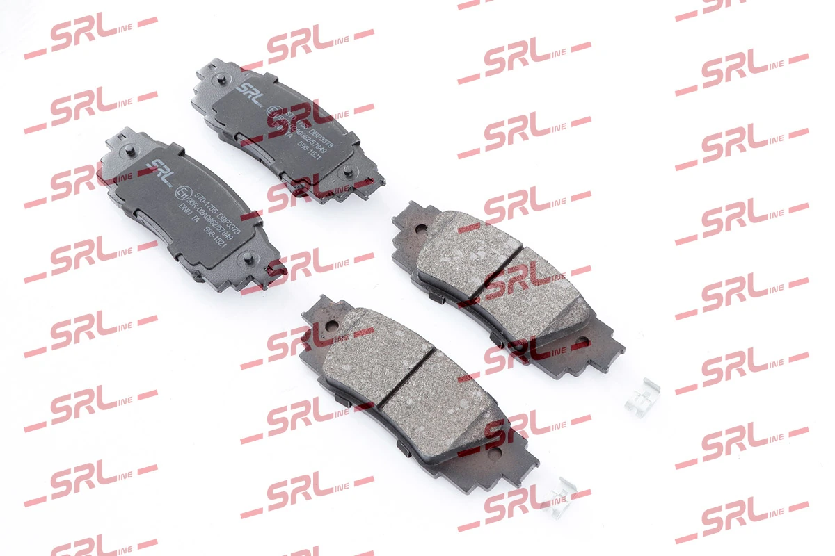 SRLine Комплект тормозных колодок, дисковый тормоз S70-1755