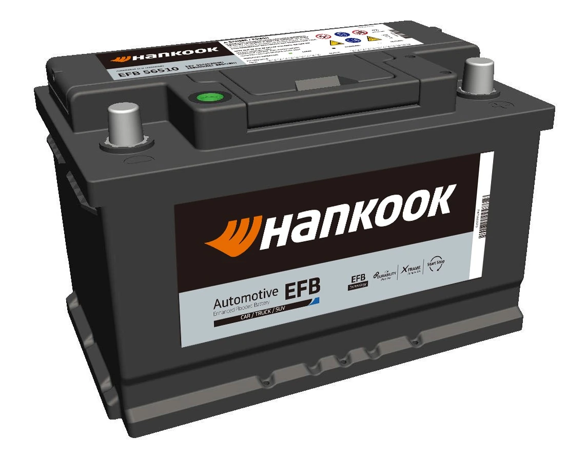 Hankook Стартерная аккумуляторная батарея EFB 56530