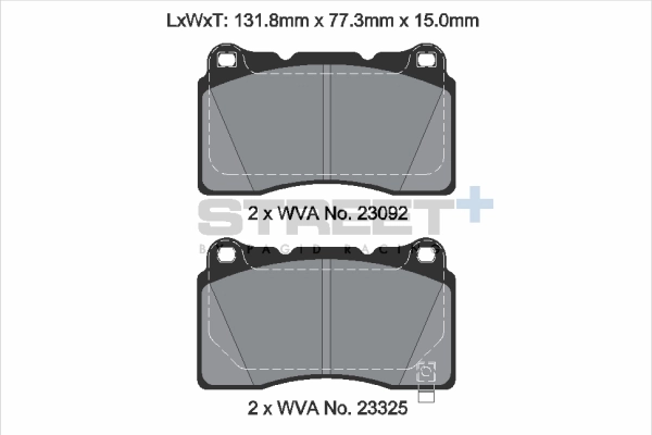 PAGID Racing Set Pad Brek, Brek Piring T8300SP2001