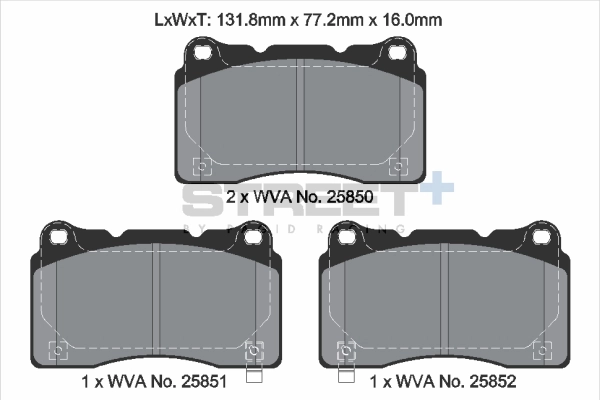 PAGID Racing Set Pad Brek, Brek Piring T8200SP2001