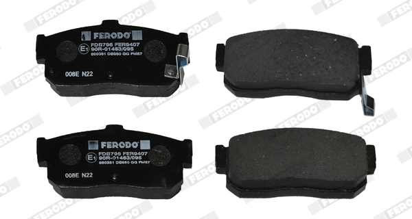 FERODO 브레이크 패드 세트, 디스크 브레이크 FDB796