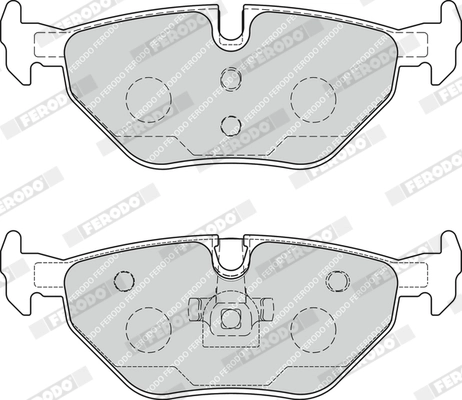 FERODO Brake Pad Set, disc brake FDB1867