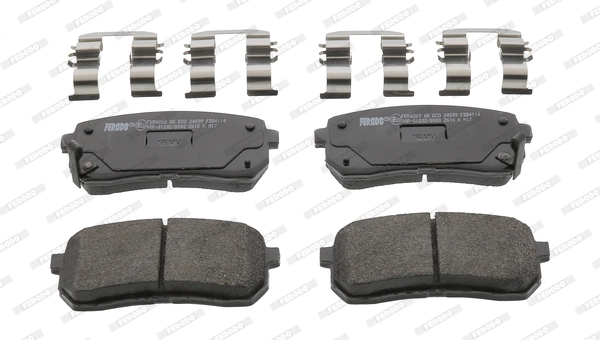 FERODO Set bantalan rem, rem cakram FDB4114